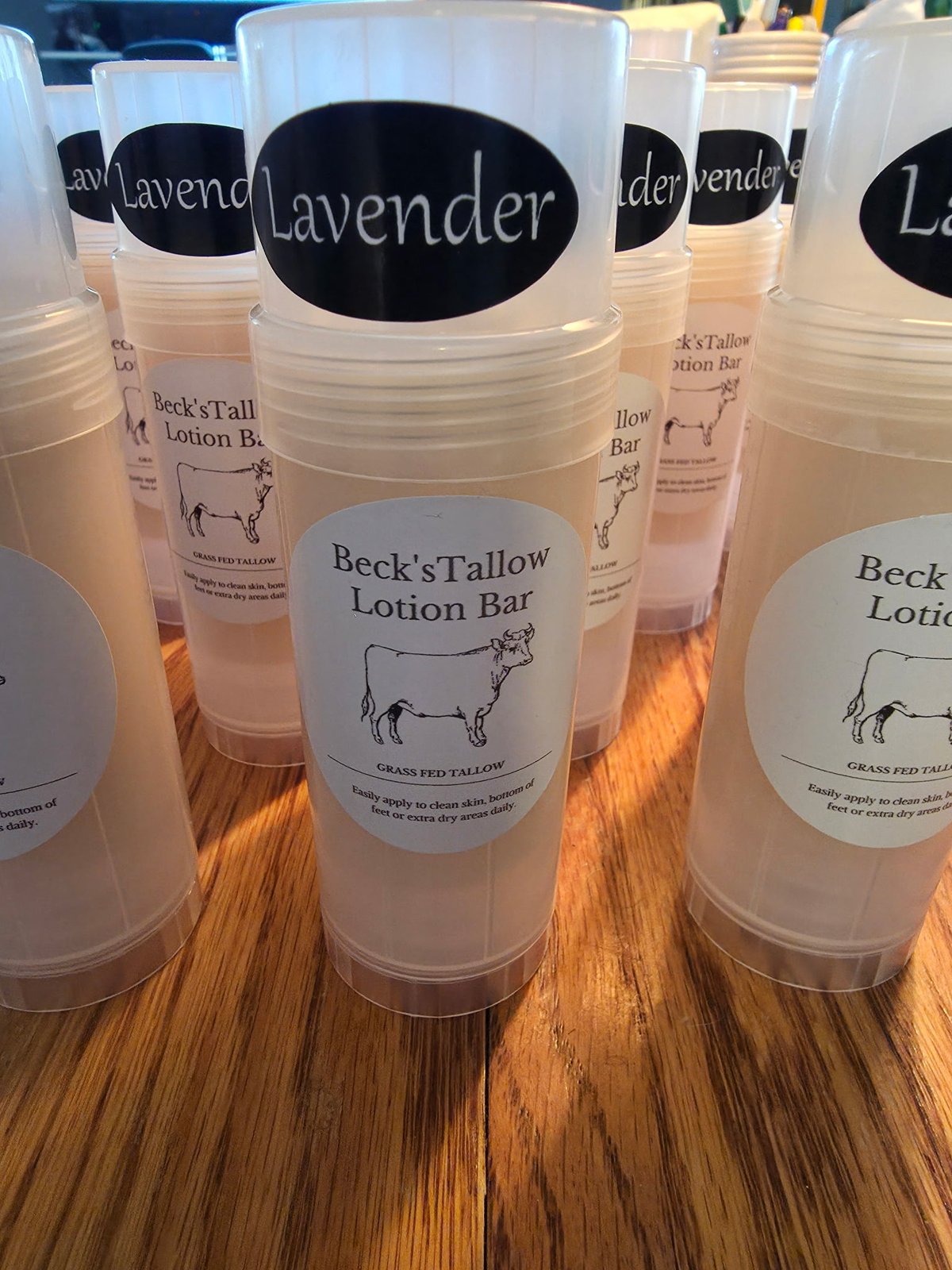 BecksTallow Lotion Bar in a twist-up tube